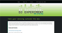 Desktop Screenshot of djexperiment.org