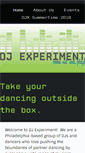Mobile Screenshot of djexperiment.org